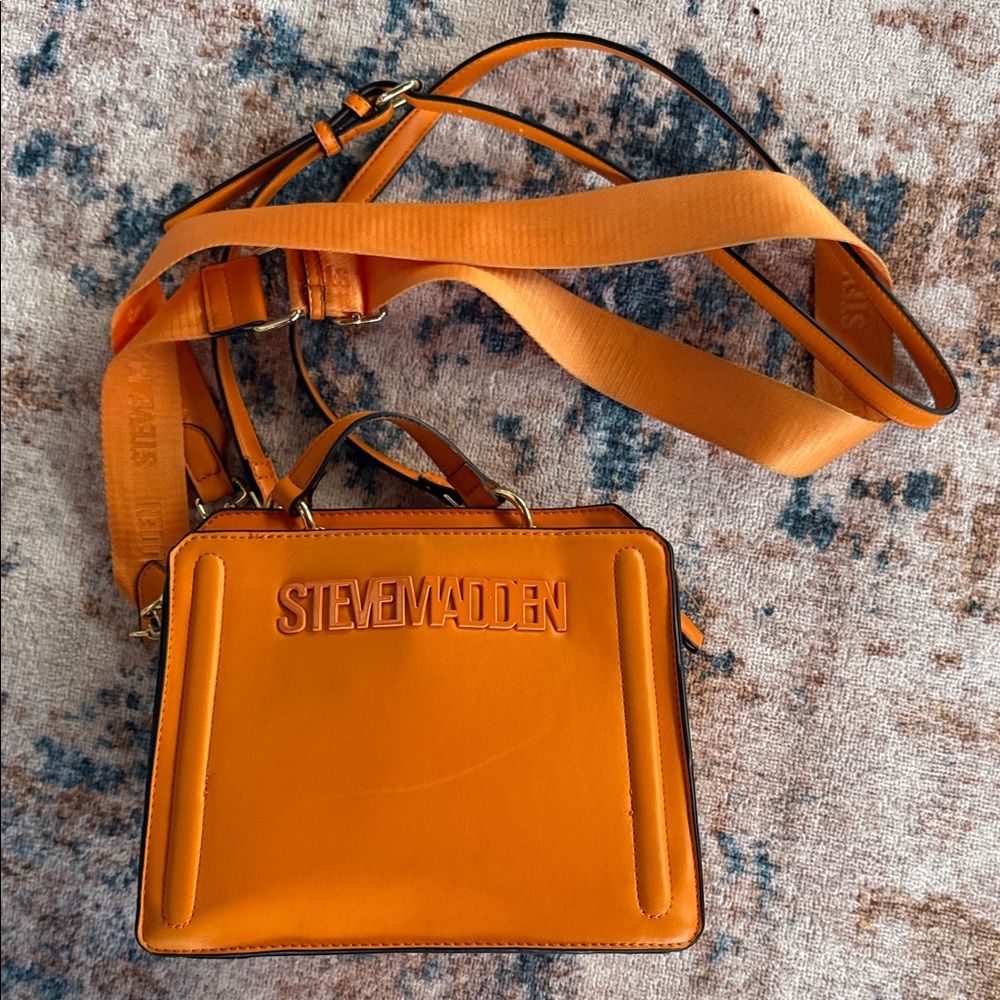 Steve Madden Vibrant Orange Crossbody Bag